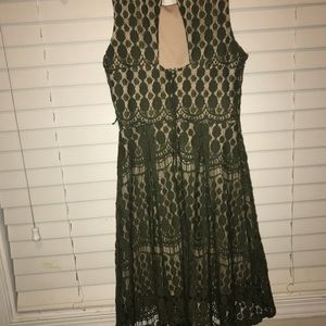 High low lace dress